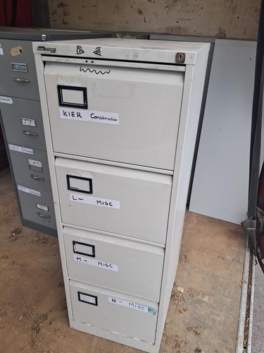 Four drawer steel filing - four,