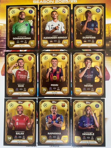 Topps match attax 100 - attax, 25/26