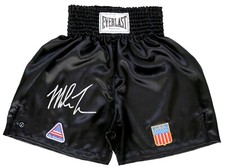 Mike Tyson Autographed Everlast Boxing Trunks ASI Proof