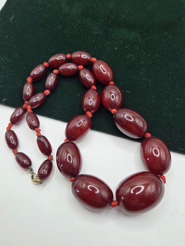 Vintage cherry amber bakelite - vintage,