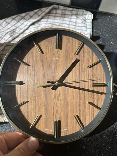 Vintage metamec wall clock - vintage,