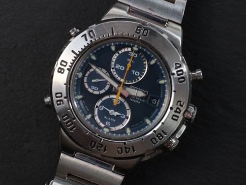 Seiko 7t32 6m80 quartz - seiko, 7t32-6m80