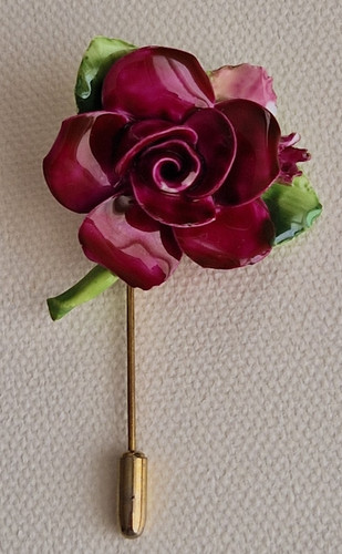 Vintage fine bone china rose - vintage,