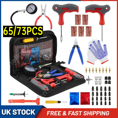 Tyre puncture repair tool kit - tyre,