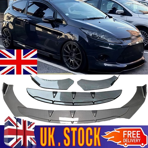 Carbon front bumper lip - carbon,