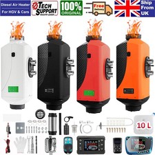 Upgraded Diesel Air Heater 5/8KW LCD 12V/24V for HGV Truck Boat Bus Van SUV UK