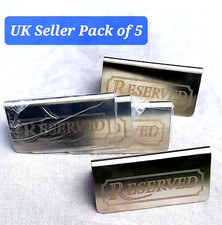 TABLE RESERVED SIGN STAINLESS