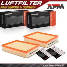 2x Air Filter Filter Insert