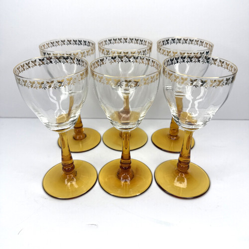 Vintage amber stem - vintage, wine