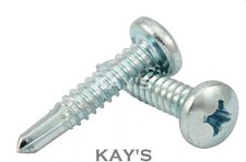 SELF DRILLING TEK SCREWS HEXAGON WAFER PAN HEAD METAL ROOFING SHEETING CLADDING