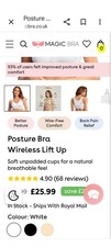 Magic Bra Posture Bra Wireless