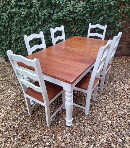Solid oak extending - extending, dining