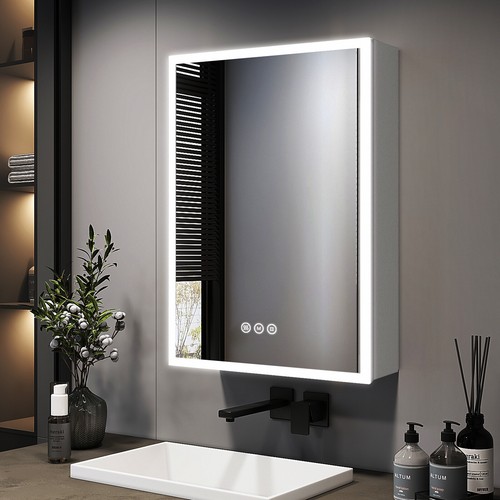 Led bathroom mirror cabinet - mirror,