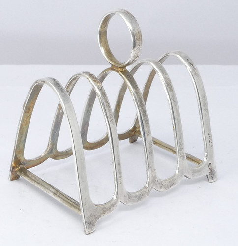 Small toast rack - rack, plated