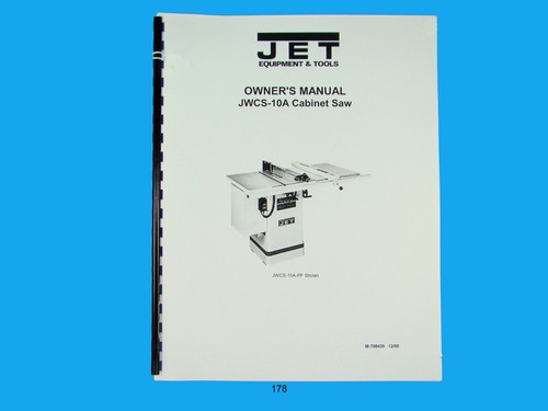 Jet jwcs 10a table saw - ,