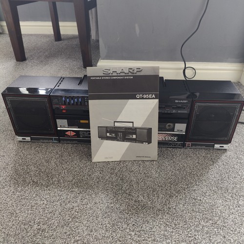 Sharp portable stereo - sharp, qt-95