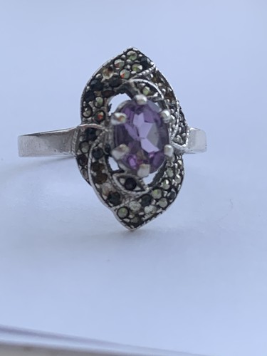 Vintage amethyst and - vintage, marcasite