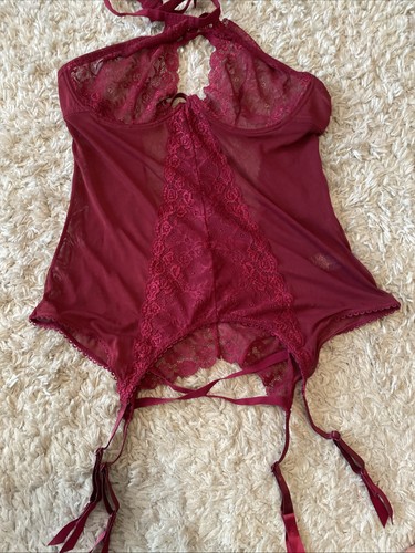 Lovehoney lace basque - lovehoney, with