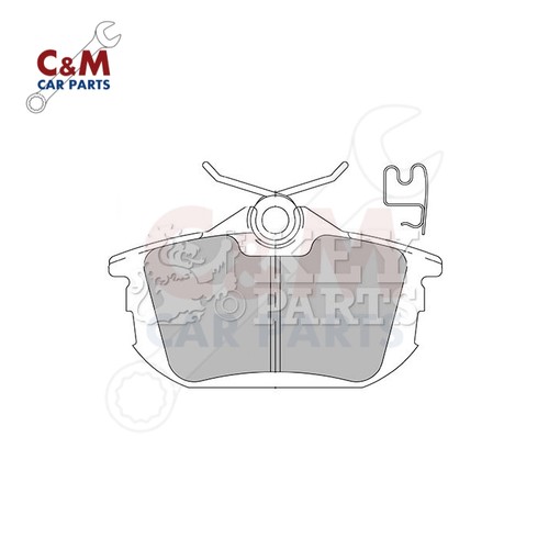 Rear brake pads set fits - rear,