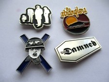 4 PUNK metal badge bargain