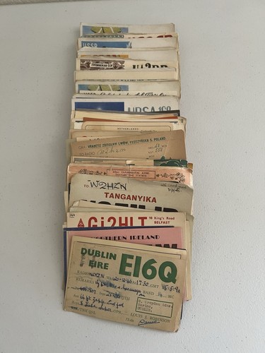 Qsl ham radio cards - radio, 30’s