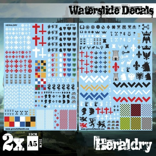 Waterslide decals heraldry - decals,