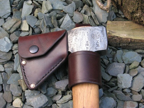 Handmade leather sheath and - sheath,