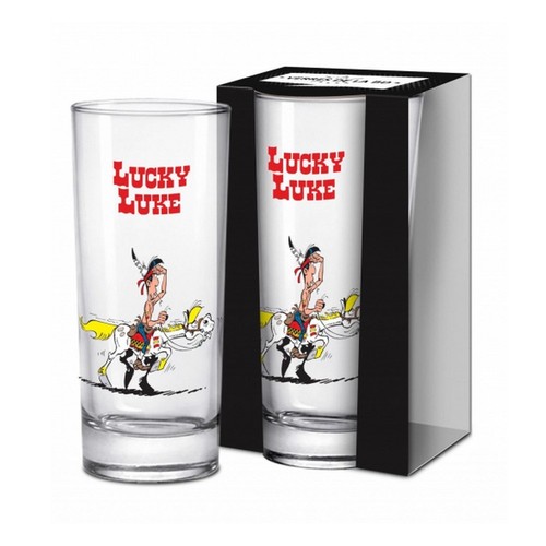 Cylinder glass lucky luke - glass, &
