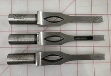 3 VTG Forest Greenlee 5/16 Hollow Wood Mortising Chisel Mortiser Mortice