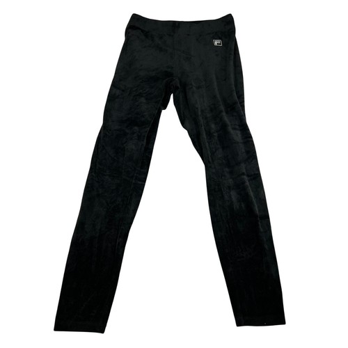Fila mens black velour velvety - black,