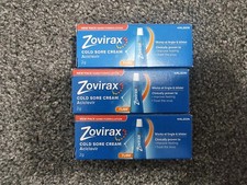 3x Zovirax Cold Sore 2g Tube