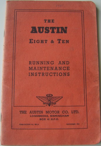 Austin eight ten - 8,