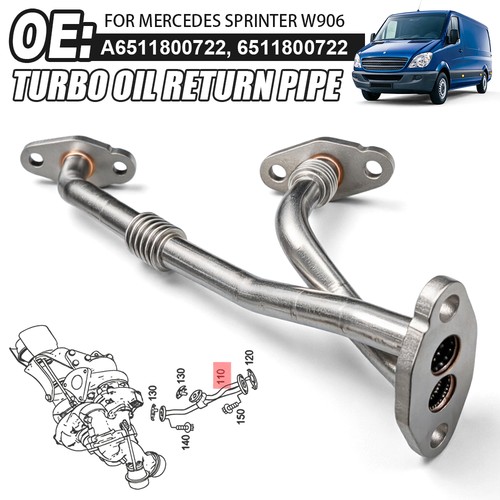Turbo oil return - turbo, pipe