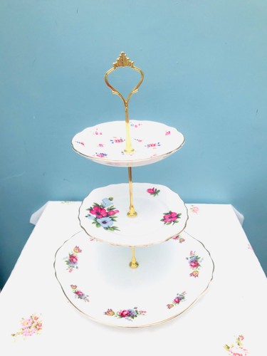 Pretty tier cake stand - cake,