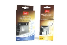 MELITTA ANTI CALC DESCALER 2 x 40G + PERFECT CLEAN TABLETS 4 x 1.8G COFFEE 