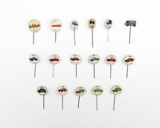 Vintage 1960s Motor Vehicle Stick Pin Badges  – Sold Individually