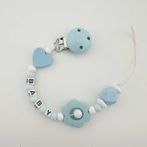 Personalized pacifier clip