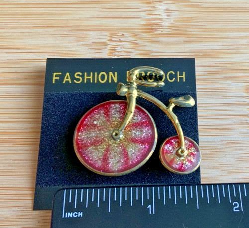 Emamel penny farthing fashin - emamel, penny-farthing