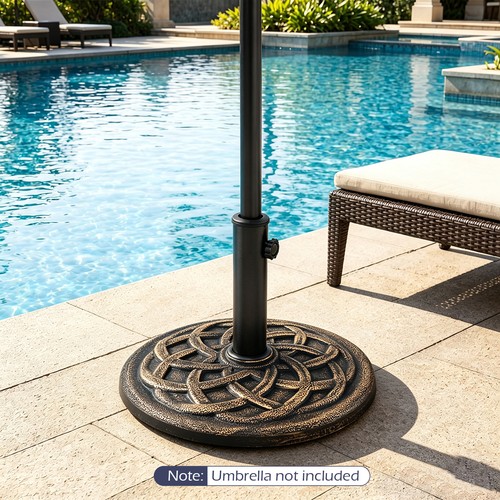 Round weighted umbrella - 17",