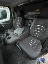 TAILORED SEAT COVERS For VAUXHALL VIVARO B 2014 - 2018 JACQUARD & ART LEATHER