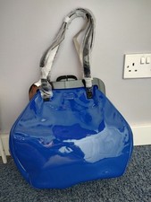 Lulu Guinness Cobalt Patent