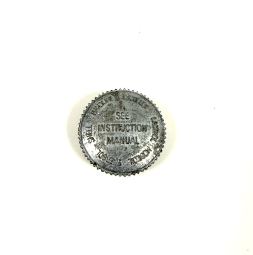 Bsa oil tank cap inscribed - oil,