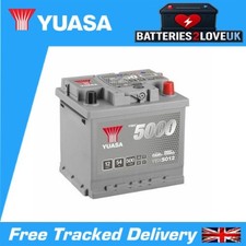 Yuasa YBX5012 - Silver High Performance SMF Battery - 12V 54Ah 500CCA