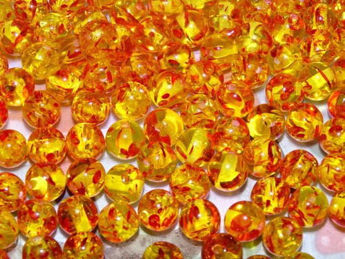 Imitation amber shiny resin - 'imitation,