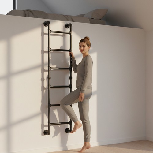 Wall mounted bunk - wall-mounted, bed