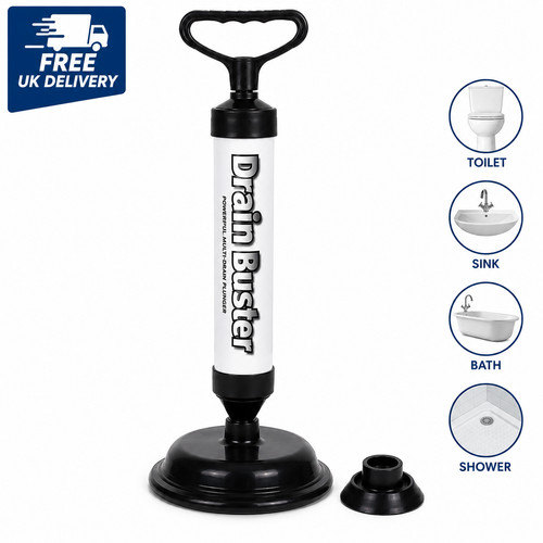 Drain unblocker plunger toilet - drain,