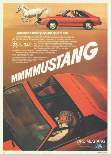 1981 ford mustang - ford, white