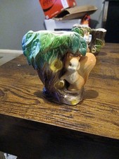 Vintage Retro Hornsea Pottery Fauna 26 Small Squirrel Poser Vase Tree Ornament