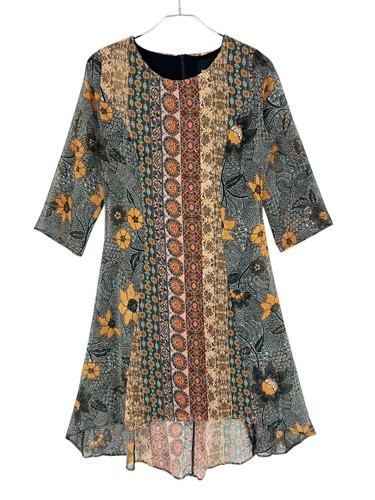Desigual round neck - neck, dress