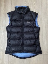 Ladies Rab Neutrino Goose Down Feather Puffer Gilet, UK 8